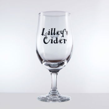 Lilley's Cider Stemmed Glass