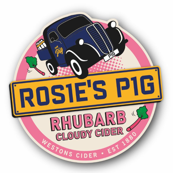 Westons Rhubarb Pump Clips