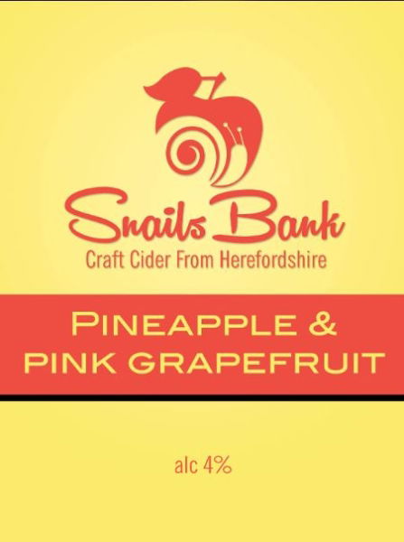 Snails Bank Pineapple & pink Grapefruit Bag in Box